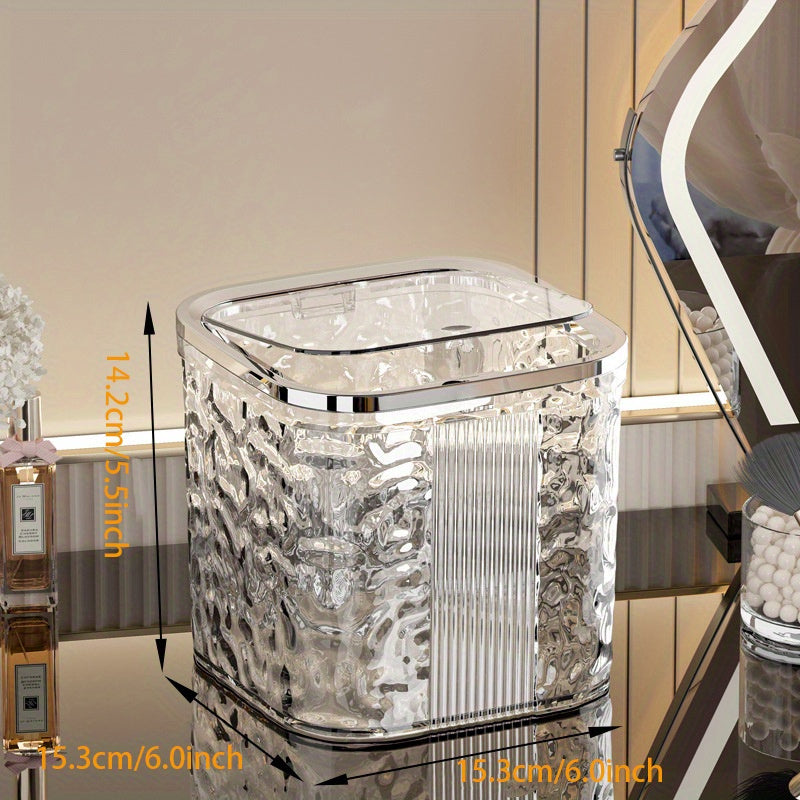 1Pc Laundry Pods Container with Pop-Up Lid, Desktop Clutter Storage Box, Laundry Pod Holder Holds 120+ Laundry Pods, Easy to See Dishwasher Pod Laundry Containers for Laundry Room Organization Storage Decor Baskets, Bins & Containers