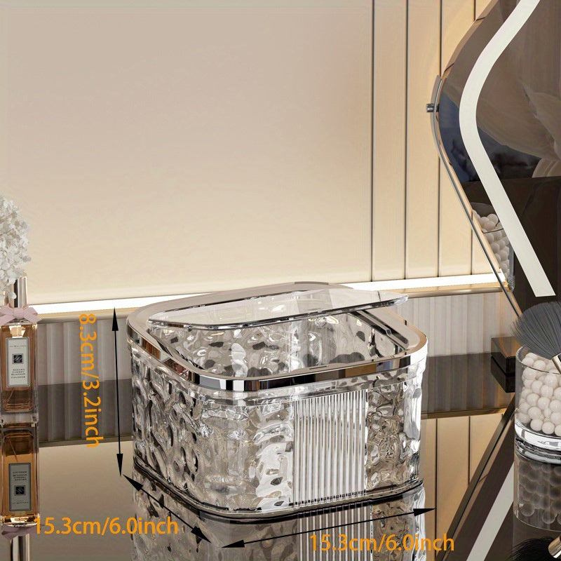 1Pc Laundry Pods Container with Pop-Up Lid, Desktop Clutter Storage Box, Laundry Pod Holder Holds 120+ Laundry Pods, Easy to See Dishwasher Pod Laundry Containers for Laundry Room Organization Storage Decor Baskets, Bins & Containers