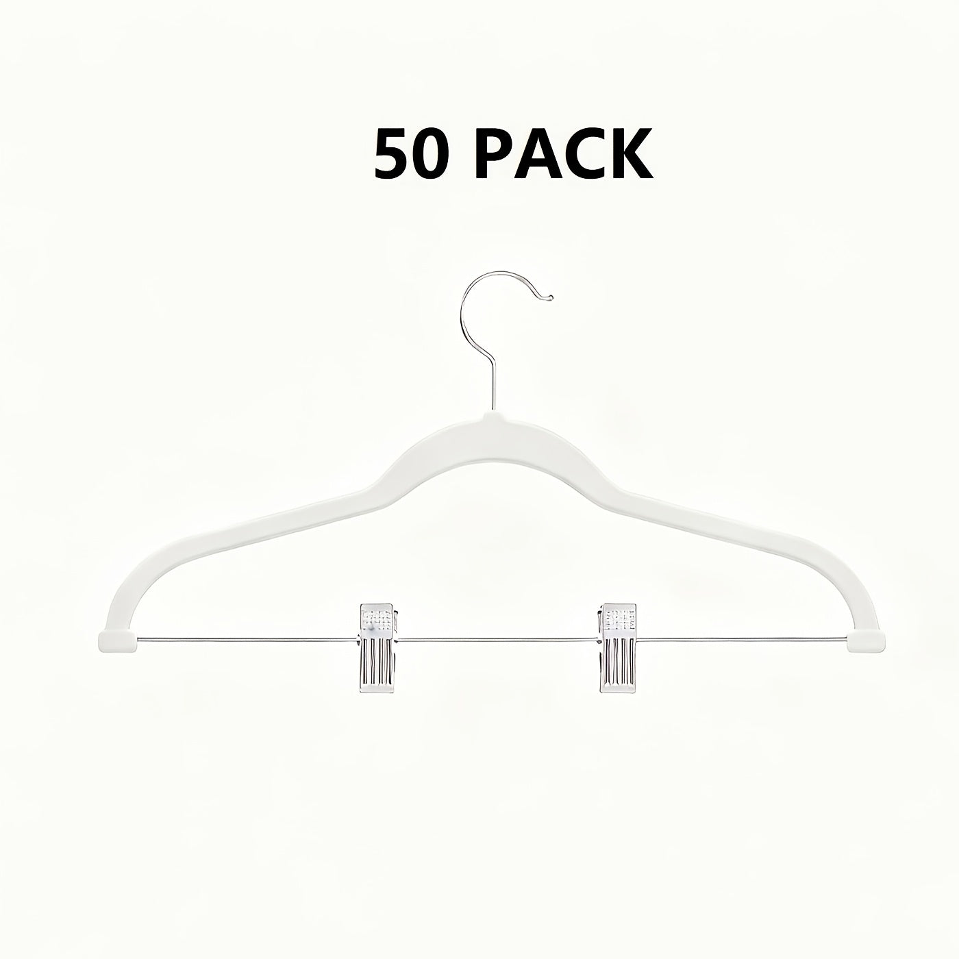 20\u002F30\u002F50pcs Velvet Hangers, Adjustable Non-Slip Pants\u002FSkirt Clips, Heavy-Duty, Hangers with Clips, Pants Hangers, Hangers for Clothes, Suitable for Pants, Skirts, Coats, Dresses - Sturdy and Durable