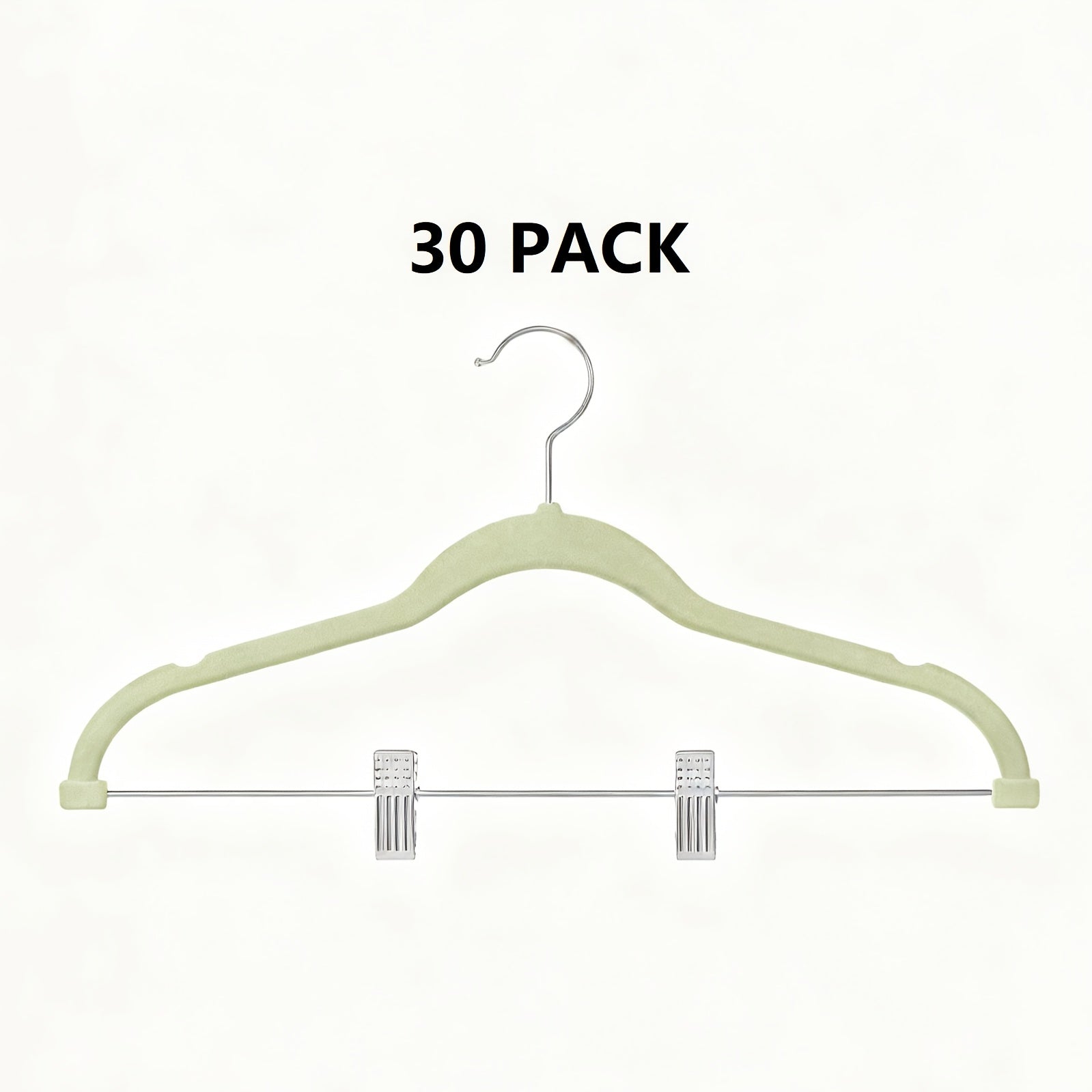 20\u002F30\u002F50pcs Velvet Hangers, Adjustable Non-Slip Pants\u002FSkirt Clips, Heavy-Duty, Hangers with Clips, Pants Hangers, Hangers for Clothes, Suitable for Pants, Skirts, Coats, Dresses - Sturdy and Durable