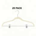 20\u002F30\u002F50pcs Velvet Hangers, Adjustable Non-Slip Pants\u002FSkirt Clips, Heavy-Duty, Hangers with Clips, Pants Hangers, Hangers for Clothes, Suitable for Pants, Skirts, Coats, Dresses - Sturdy and Durable